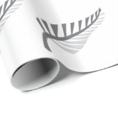 銀製シダの素晴らしいニュージーランドのイメージ ラッピングペーパー (ロールコーナー)