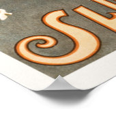 銀製スリッパのパフォーミングアーツヴィンテージポスター ポスター (角)