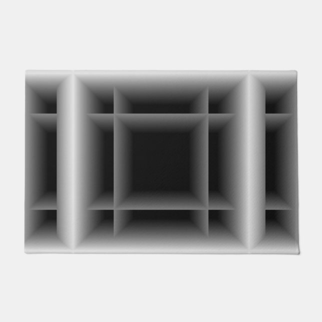 銀製パターン ドアマット (正面)