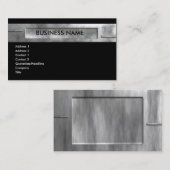 銀製ビジネス2 名刺 (正面/裏面)