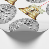 銀製ピネコーン及びベルラッピング紙 ラッピングペーパー (角)