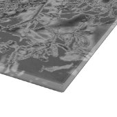 銀製及び灰色の芸術のまな板 カッティングボード (角)