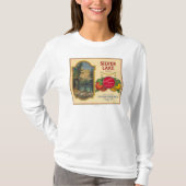 銀製湖のオレンジLabelLemonの入江、カリフォルニア Tシャツ (正面)