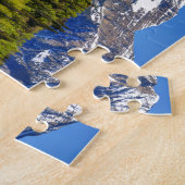 銀製湖の平たい箱に反映されるMt. Timpanogos ジグソーパズル (側面)