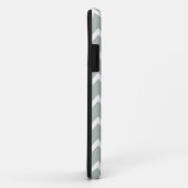 銀製灰色のシェブロンIphone 5の例 Case-Mate iPhoneケース (裏面/右)