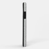 銀製灰色の葉パターンiPhone 5の場合 Case-Mate iPhoneケース (裏面/右)