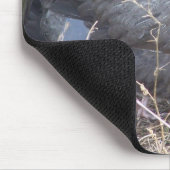 銀製灰色のDorkingの放し飼いの雌鶏 マウスパッド (コーナー)