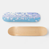 銀製球 スケートボード (横)