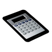 銀製計算機 マグネット (右側)