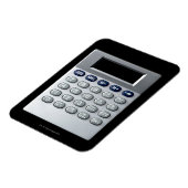 銀製計算機 マグネット (左側)