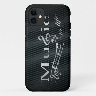 銀製音楽は金属の網との生命です iPhone 11 ケース