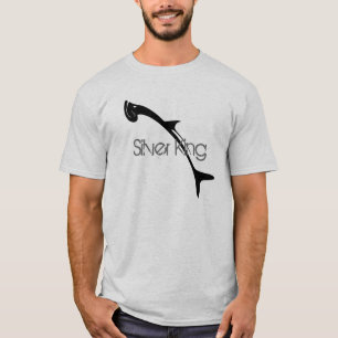 銀製Tarpon Fishing王のワイシャツ Tシャツ