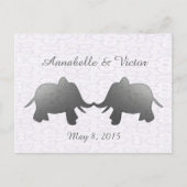 銀象 – 白 ポストカード (正面)