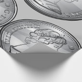 銀貨の女王の肖像 ラッピングペーパー