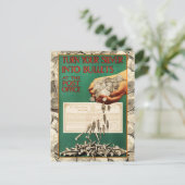 銀貨を郵便局で弾丸に ポストカード (スタンド正面)