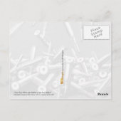 銀貨を郵便局で弾丸に ポストカード (裏面)