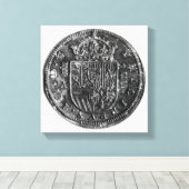 銀貨 キャンバスプリント (インサイチュ (ウッドフロア))