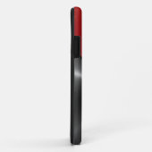 銀赤光沢スチールメタル3 Case-Mate iPhoneケース (裏面/右)