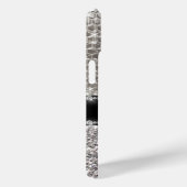 銀輝くグラムメタルきらきら光るパーソナライズされたメタル Case-Mate iPhoneケース (裏面 / 右)