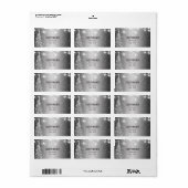 銀輝エレガントく星クリスマスツリー ラベル (フルシート)