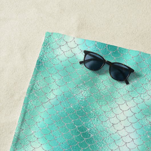 銀造幣局の人魚 ビーチタオル (インサイチュ)