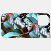 銀造幣局は抽象芸術の形とザラザラした質感を持つ Case-Mate iPhoneケース (裏面 (横))