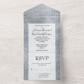 銀釉の輝き オールインワン招待状 (内側)