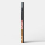 銀金ゴールドバラ金ゴールドグリッター美しいまつ毛 Case-Mate iPhoneケース (裏面 / 左)