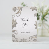 銀金ゴールドフローラサンキューカード サンキューカード (スタンド正面)