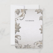 銀金ゴールドフローラサンキューカード サンキューカード (裏面)