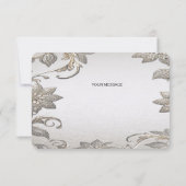 銀金ゴールドフローラサンキューカード サンキューカード (裏面)