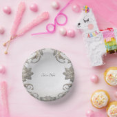 銀金ゴールドフローラ紙ボウル ペーパーボウル (パーティー)