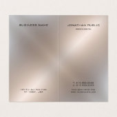 銀金フェイク属調モノエレガントモダングラム 名刺 (内部フラット)