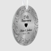 銀金属オーナメント オーナメント (正面)