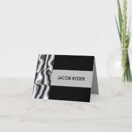 銀金属サンキューカード サンキューカード