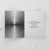 銀金属引退時計 カード (内部)