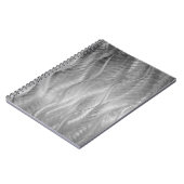 銀金属抽象芸術 ノートブック (左側)