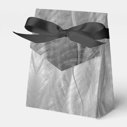 銀金属抽象芸術 フェイバーボックス (正面サイド)