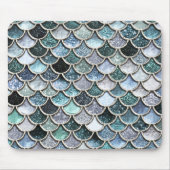 銀金属箔グリッターマーメイズスケールはかりで測 マウスパッド (正面)