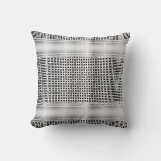 銀金属装飾用クッション クッション (正面)