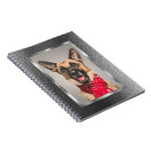 銀金属製カスタムフォトスパイラルノート ノートブック (右側)