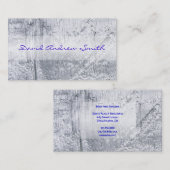 銀金属質質加工名刺 名刺 (正面/裏面)