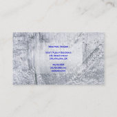 銀金属質質加工名刺 名刺 (裏面)