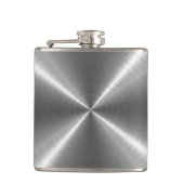 銀金属鋼金属3 フラスク (正面)