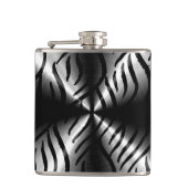 銀金属鋼金属 フラスク (正面)