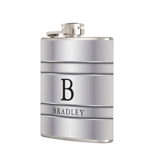 銀金属 フラスク (左)