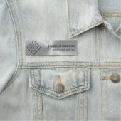 銀金属 名札 (インサイチュ)