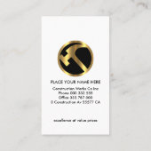 銀金工品製作所 名刺 (裏面)