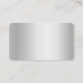 銀金空白の属 名刺 (裏面)