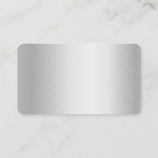 銀金空白の属 名刺 (裏面)